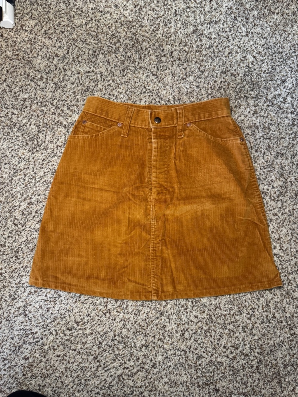 Vintage Levi’s Corduroy High Waisted Skirt White Tab